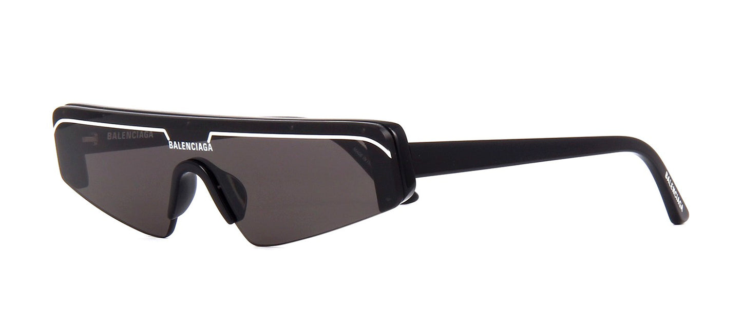 Balenciaga BB0003S Black/Grey Sunglasses