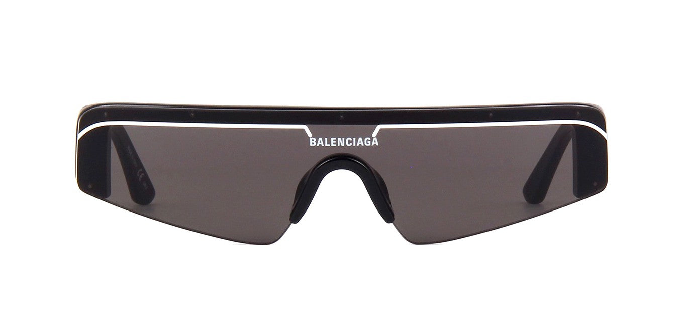 Balenciaga BB0003S Black/Grey Sunglasses