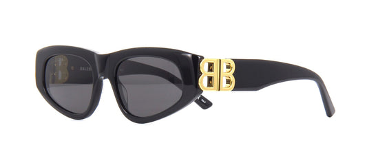 Balenciaga BB0095S Black/Grey Sunglasses