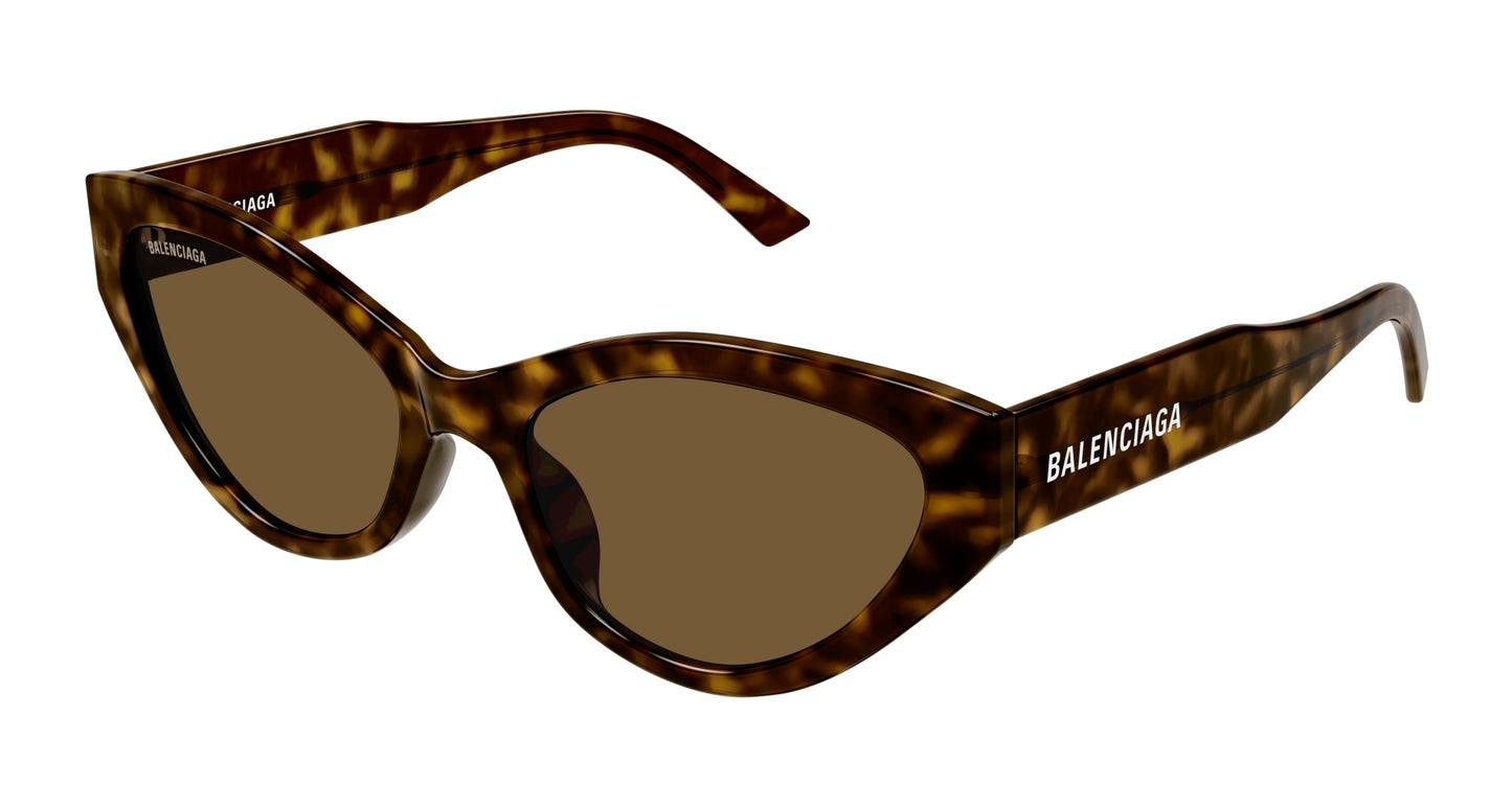 Balenciaga BB0306S Havana/Brown Sunglasses