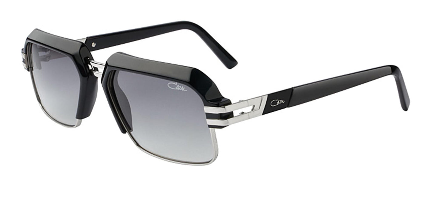 CAZAL 6020/3 Black Silver/Grey Shaded (002) Sunglasses