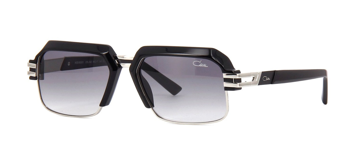 CAZAL 6020/3 Black Silver/Grey Shaded (002) Sunglasses