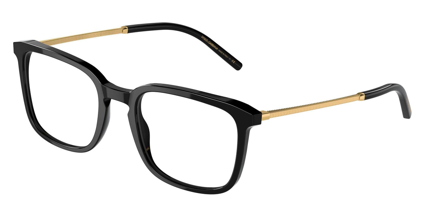 Dolce & Gabbana DG 3349 Black Gold Eyeglasses