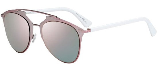 Christian Dior REFLECTED Pink White/Grey Rose Gold Mirroed Sunglasses