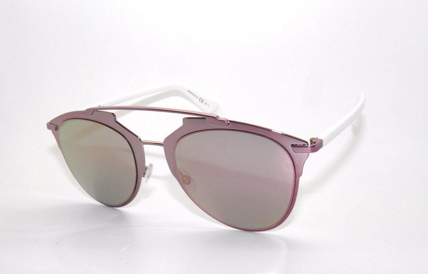 Christian Dior REFLECTED Pink White/Grey Rose Gold Mirroed Sunglasses