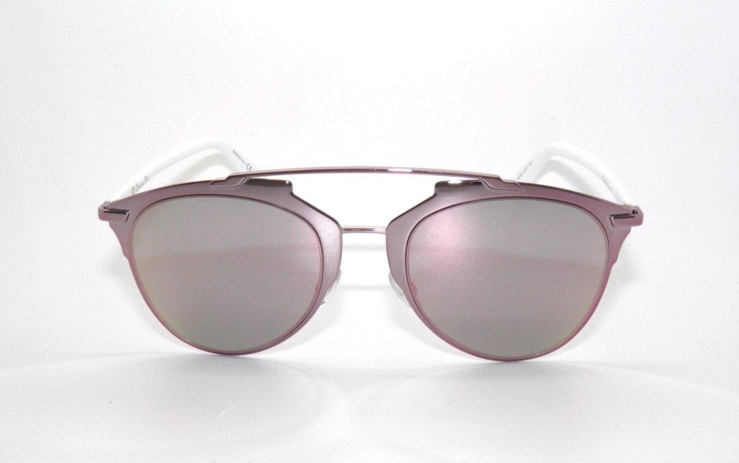 Christian Dior REFLECTED Pink White/Grey Rose Gold Mirroed Sunglasses