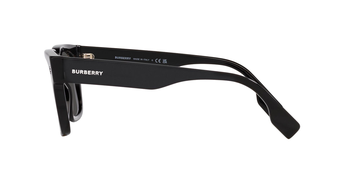 Burberry HAYDEN BE 4394 Black/Dark Grey Sunglasses