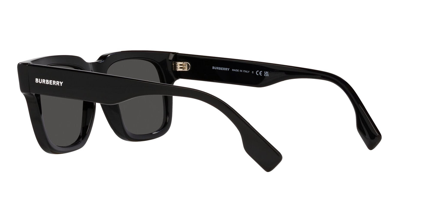 Burberry HAYDEN BE 4394 Black/Dark Grey Sunglasses