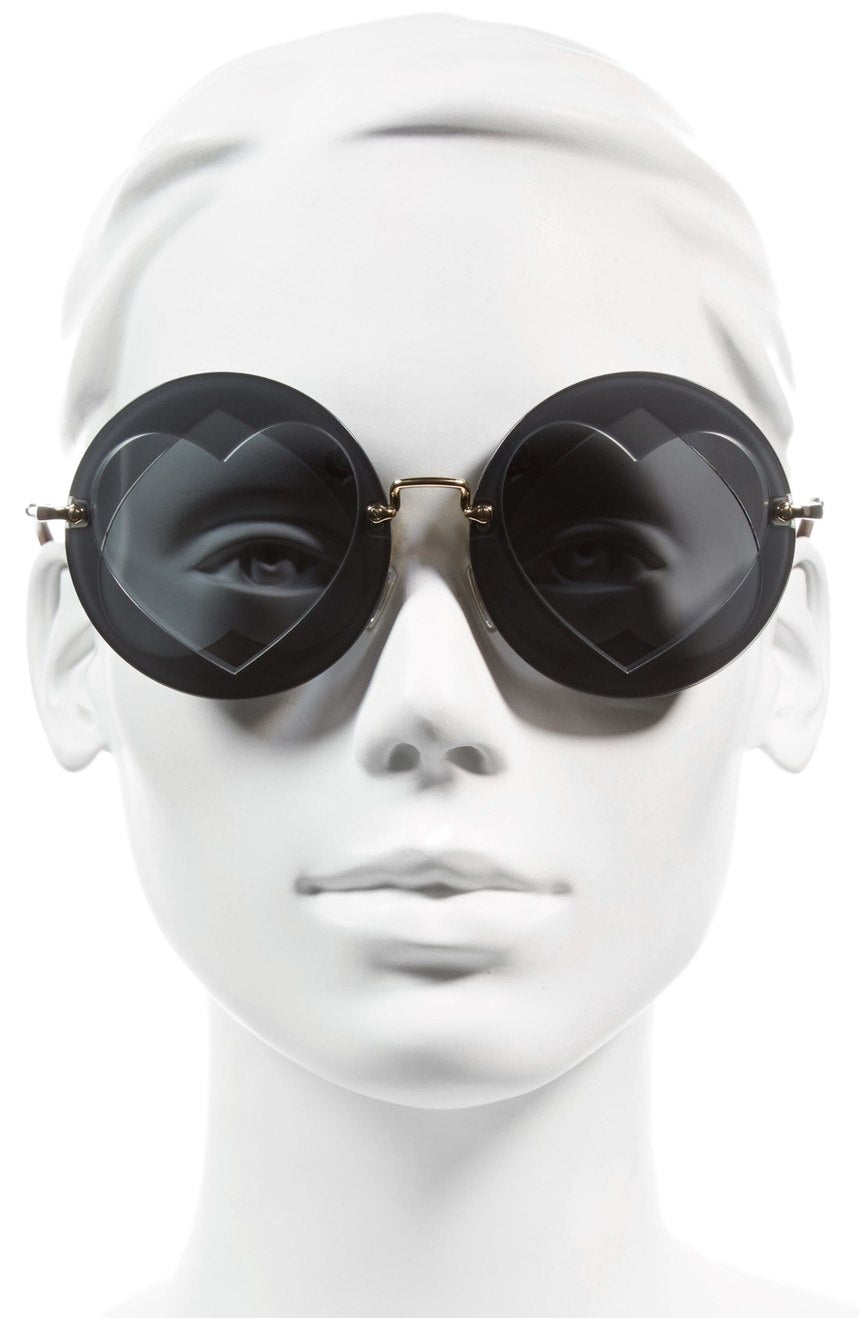 Miu Miu OVER LAPPING GAME SMU01S grey/grey black Sunglasses