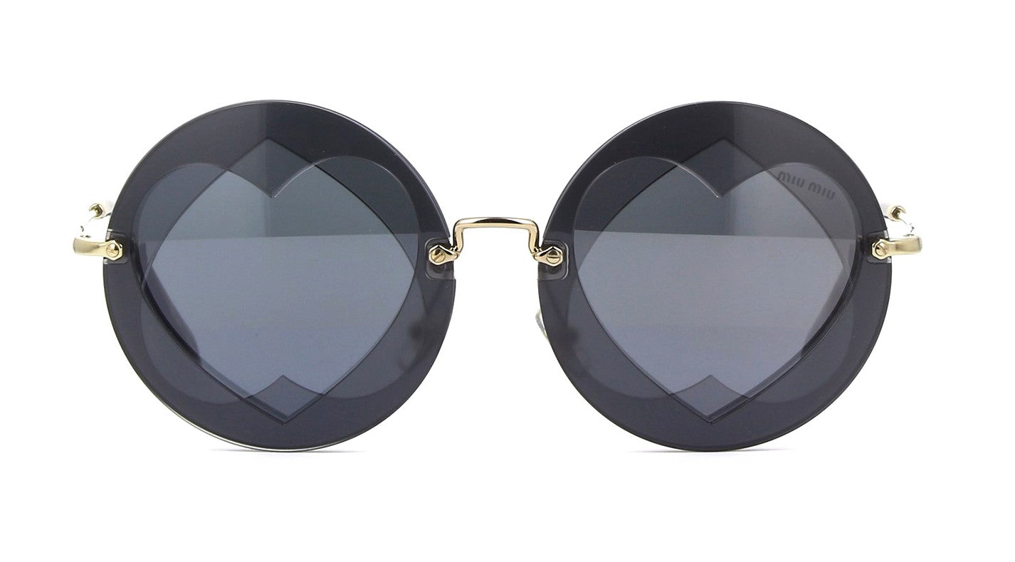 Miu Miu OVER LAPPING GAME SMU01S grey/grey black Sunglasses