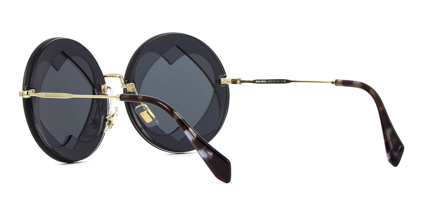 Miu Miu OVER LAPPING GAME SMU01S grey/grey black Sunglasses