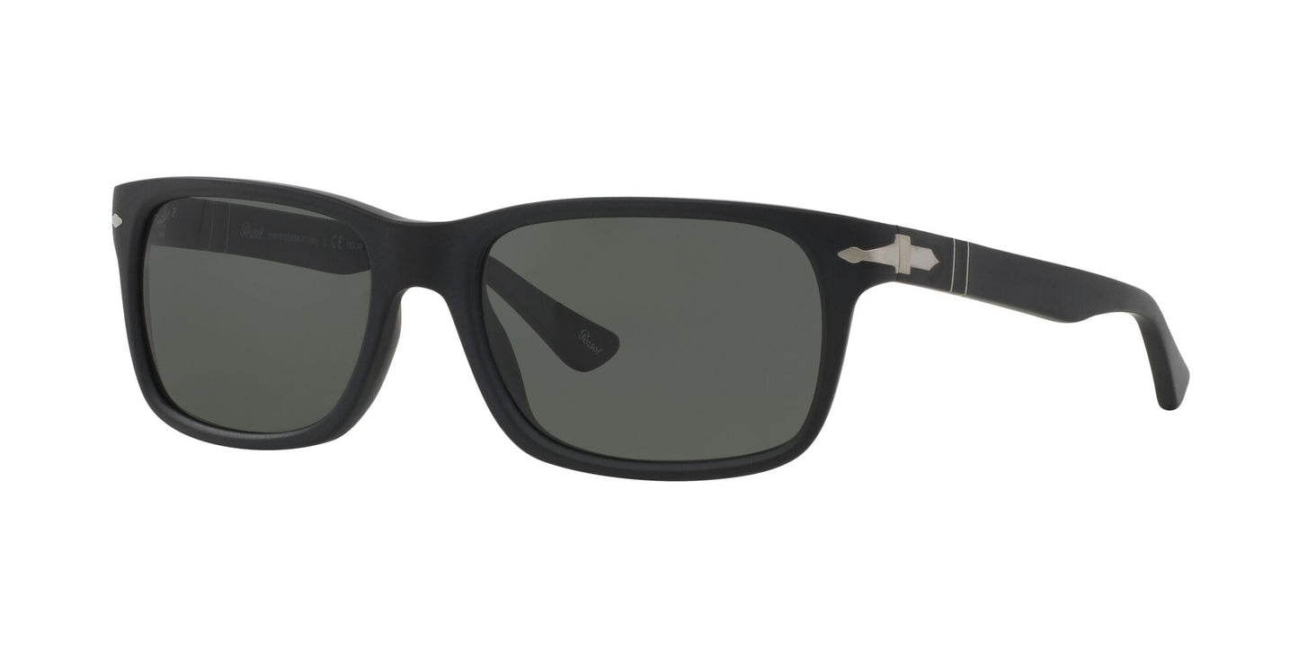 Persol PO 3048S Black Antique/Grey Polarized Sunglasses