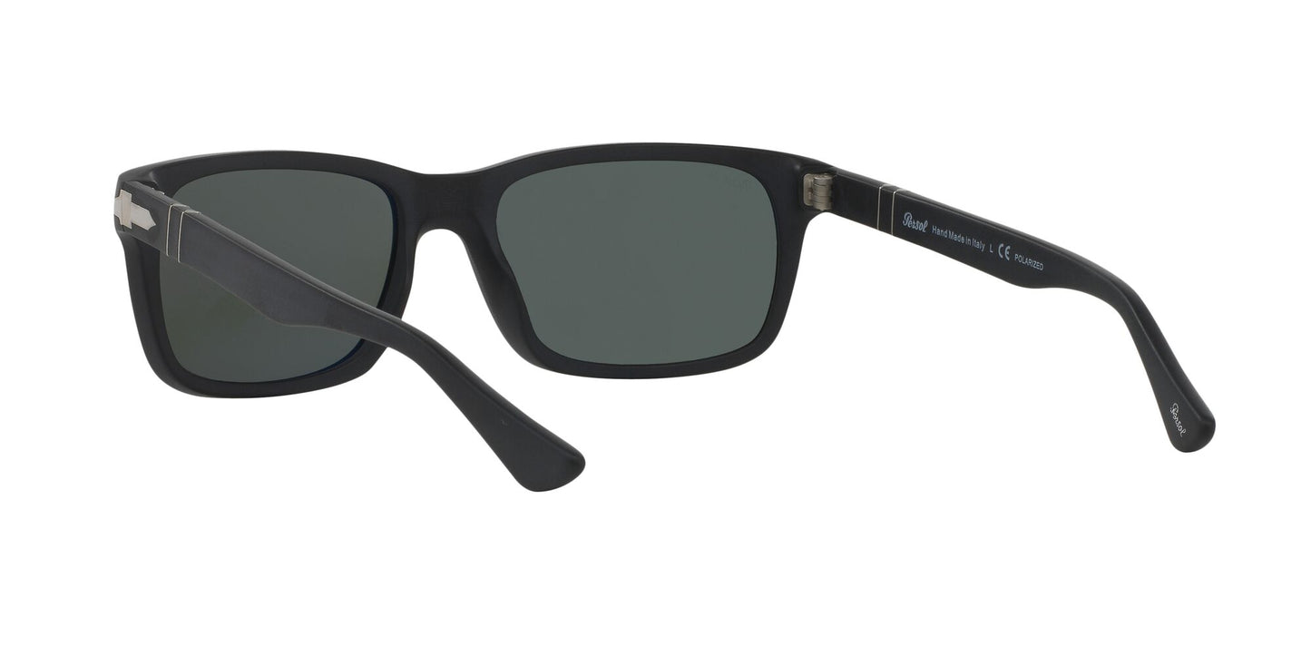 Persol PO 3048S Black Antique/Grey Polarized Sunglasses