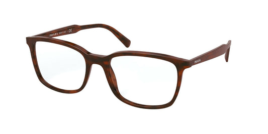 PRADA CONCEPTUAL PR 13XV Striped Brown Eyeglasses