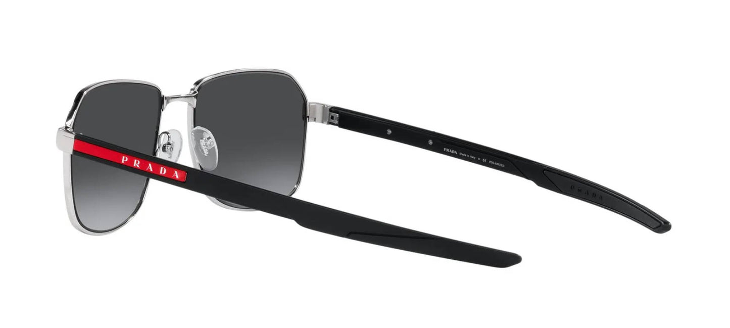 Prada Linea Rossa PS 54WS Silver/Grey Polarized Sunglasses