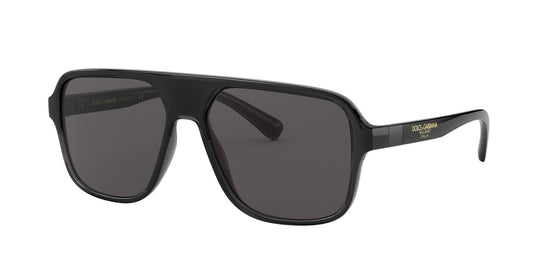 Dolce & Gabbana STEP INJECTION DG 6134 Black/Grey Sunglasses